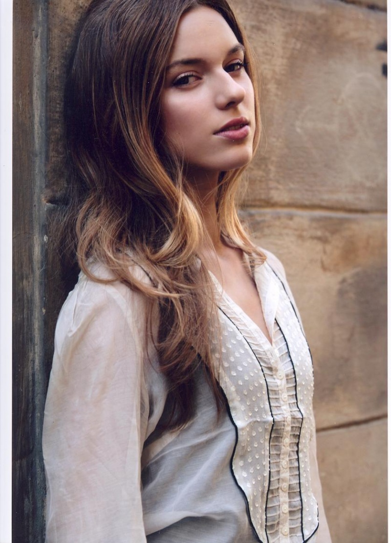 Natural light fashion portrait